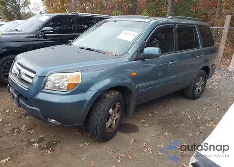 2007 Honda Pilot Ex-L из США, поврежденный, VIN 2HKYF18537H525090